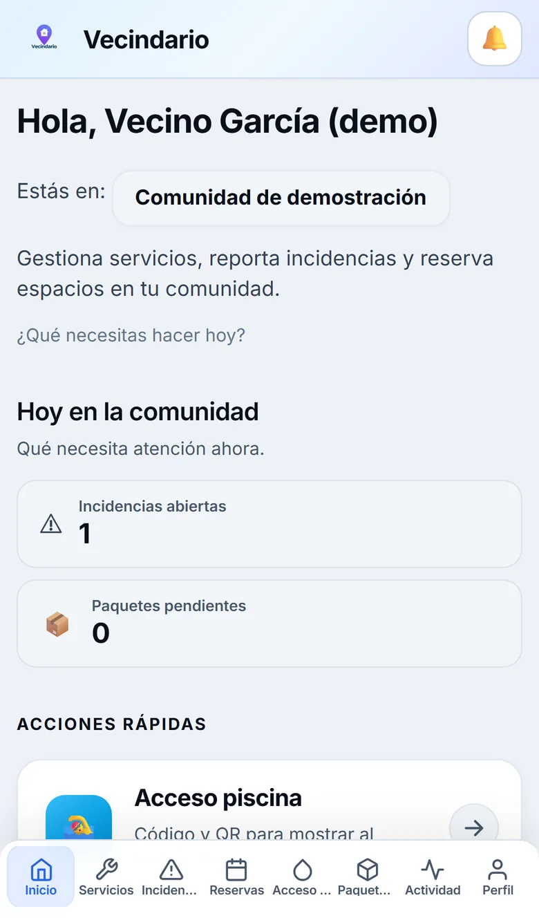 Inicio claro: qué pasa hoy y qué puedes hacer. mobile